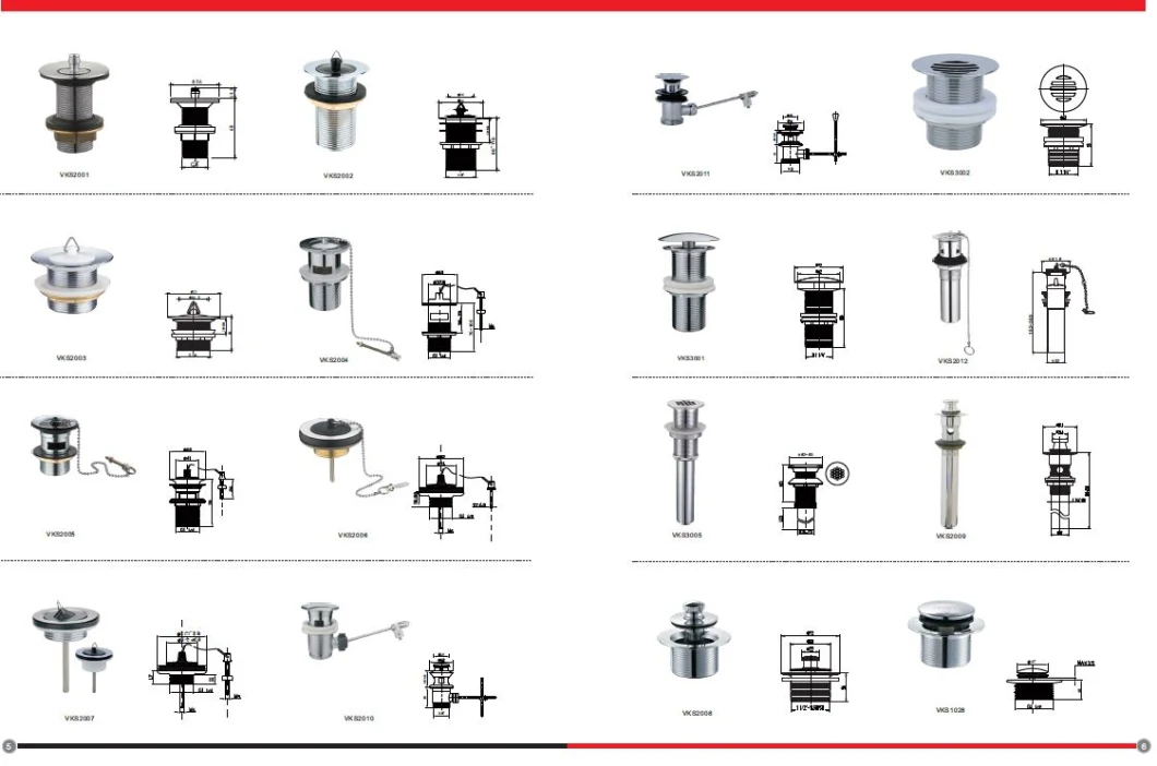 Bath and Basin Spare Parts Brass Plug for Pop up Drainer Waste (ALPJ0037)